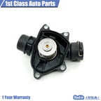 Engine Thermostat with Housing for BMW 335d X5 3.0L L6 Diesel (2009–2013)