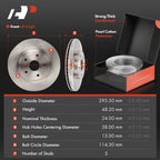 Front Disc Brake Rotors & Ceramic Pads for Subaru Forester (2019-2022)