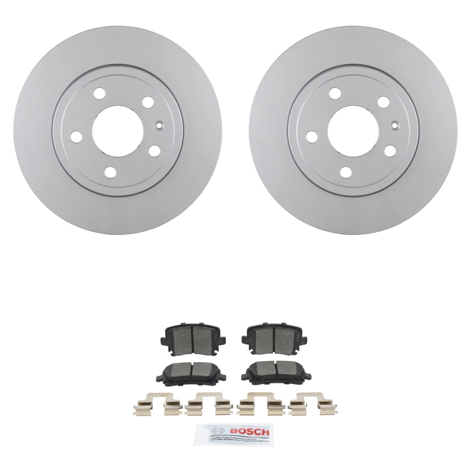 Bosch 288mm Quietcast Rotors & Ceramic Disc Brake Pad Kit for A4 Quattro