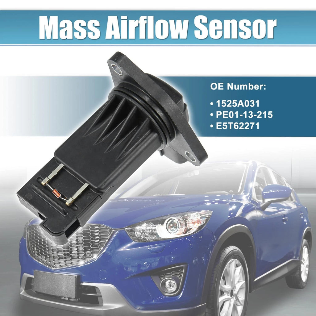Mass Airflow Sensor for Mazda 3 6 CX-5 CX-9 (2004–2020) 1525A031 PE01-13-215 E5T62271