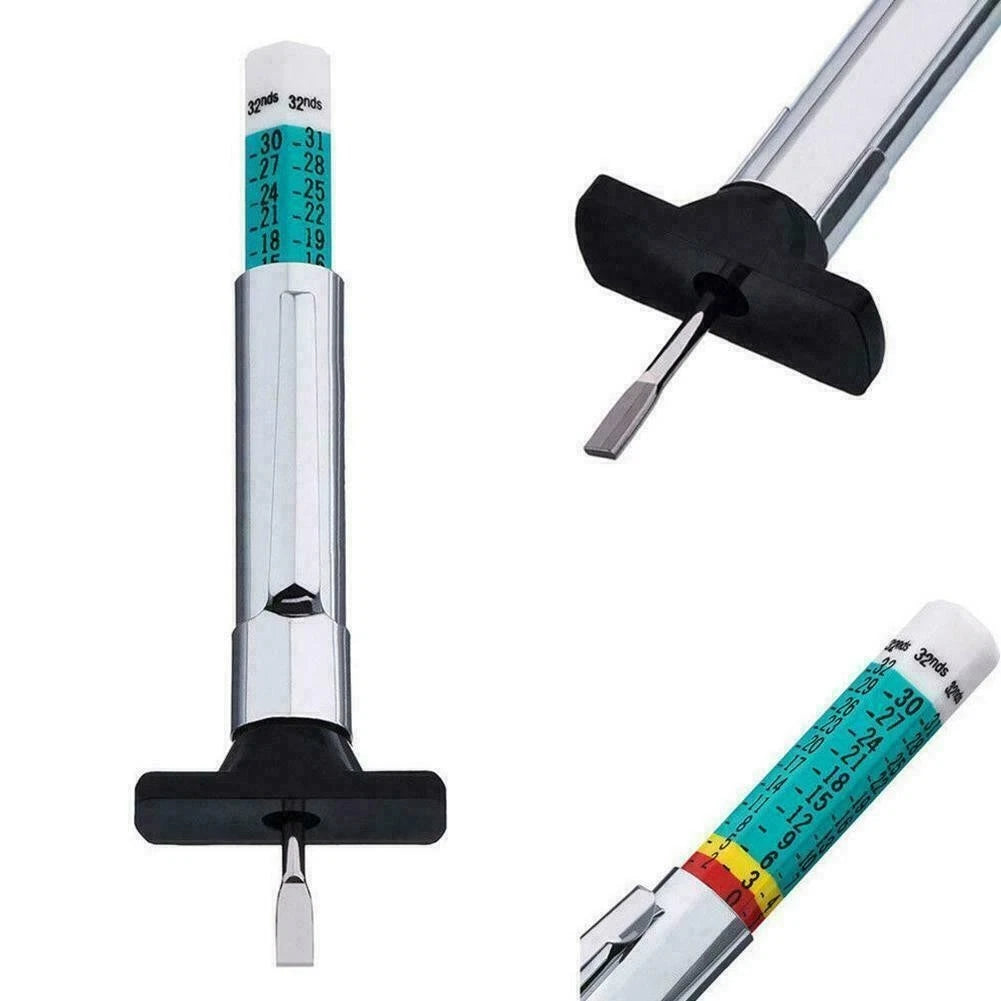 Tyre Tread Depth Gauge for Car, Van, Truck, Scooter (Universal)