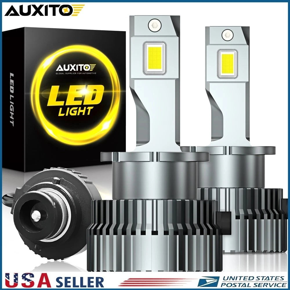 AUXITO D2S D2R LED Headlight Bulbs for HID Conversion Kit (H4)