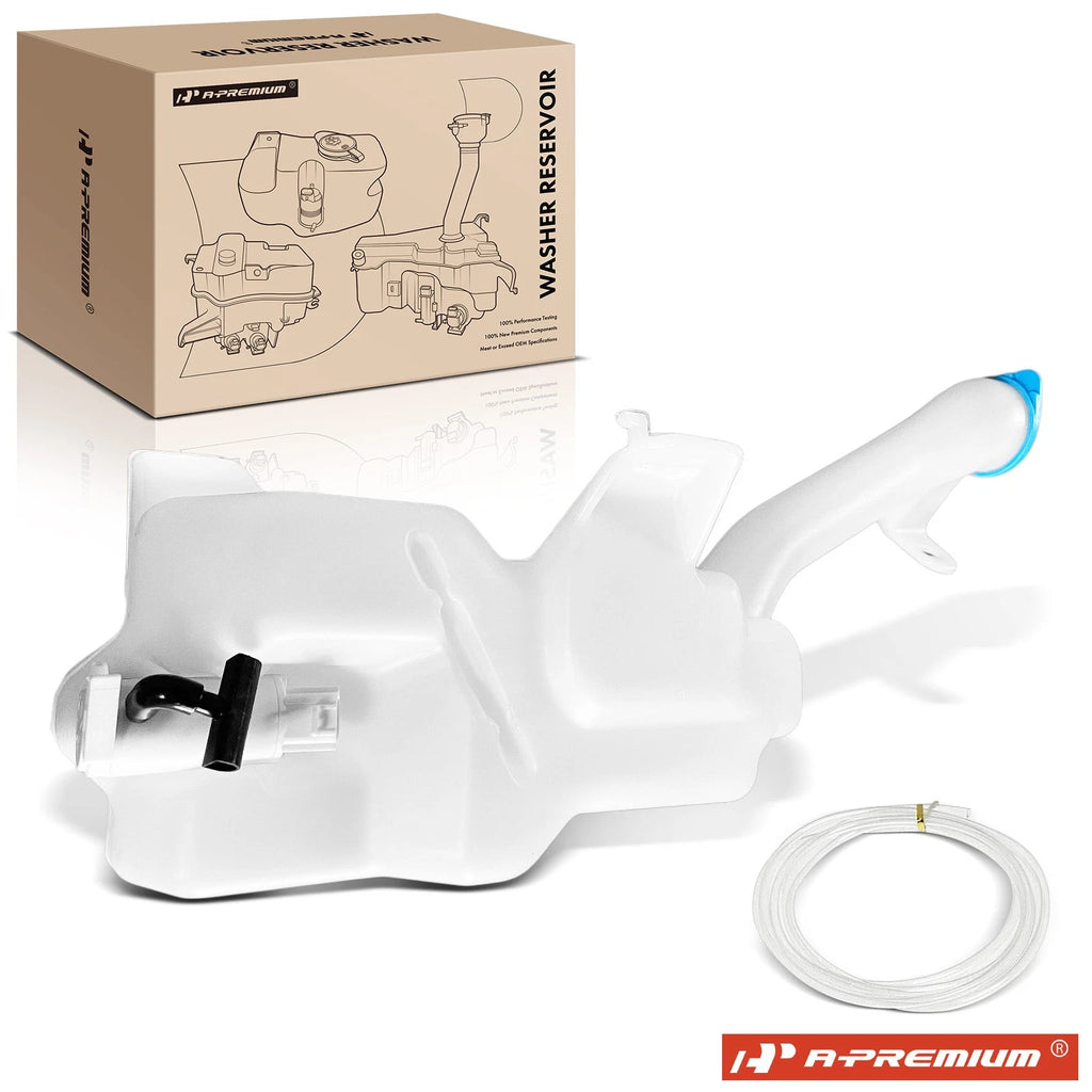 Windshield Washer Reservoir Tank with Cap & Pump for Honda Accord (2013)