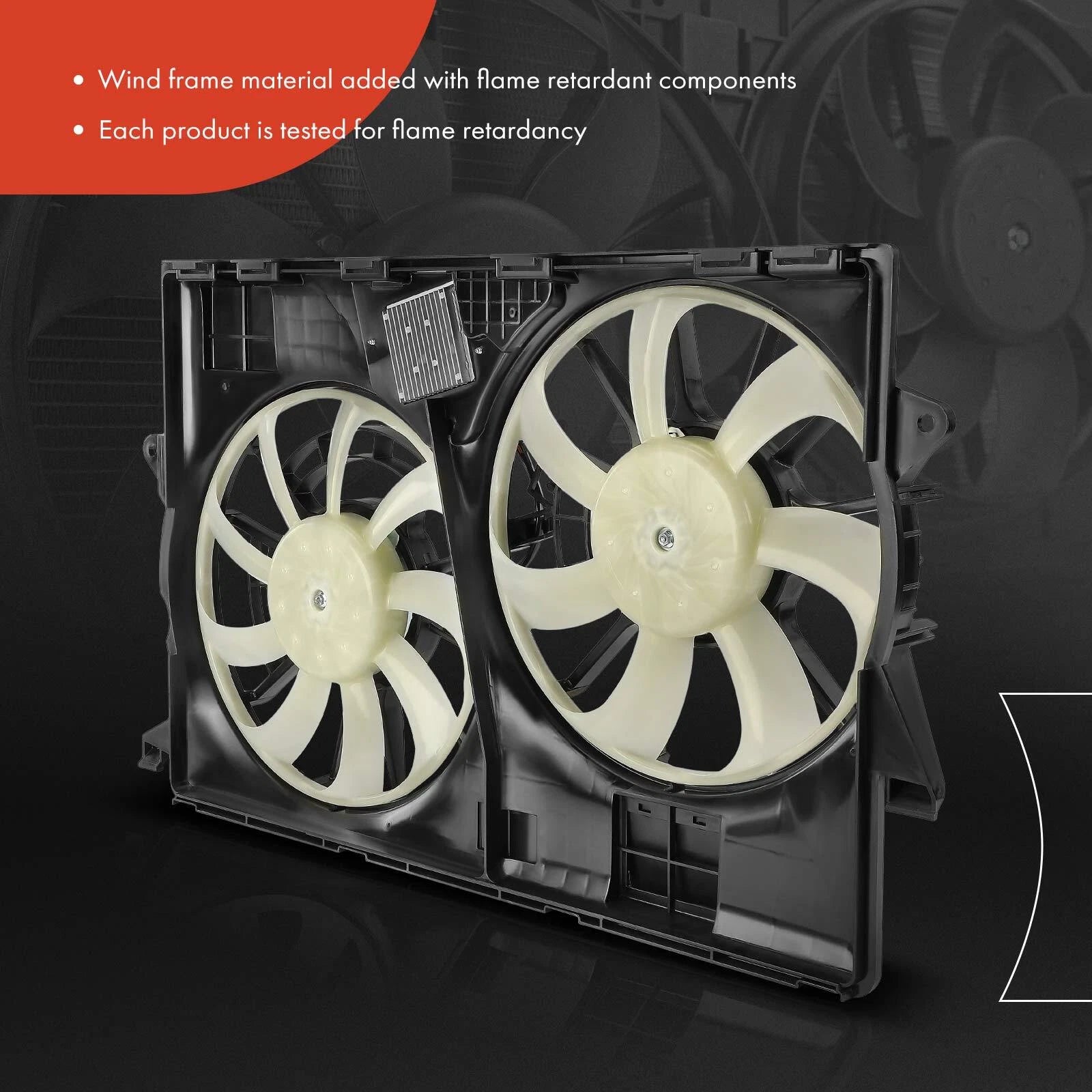 Dual Cooling Fan Assembly for Jeep Cherokee (2014-2023)