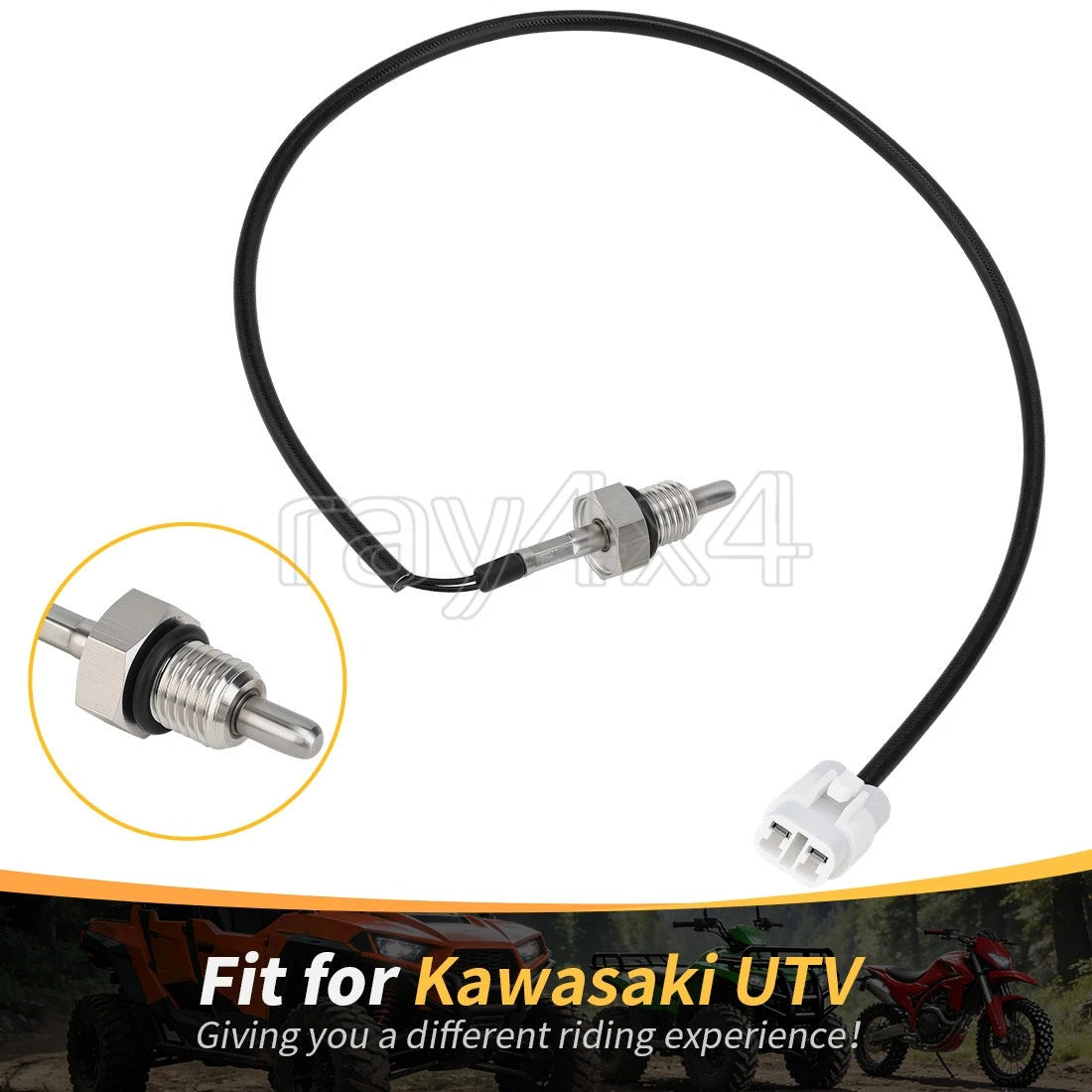 Oil Temp Sensor # 21176-2108 for Kawasaki Mule 610 SX KAF400 (2005–2024)