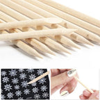 100pcs Wooden Cuticle Sticks for Wood Tools TRP09 (11.5cm Long)