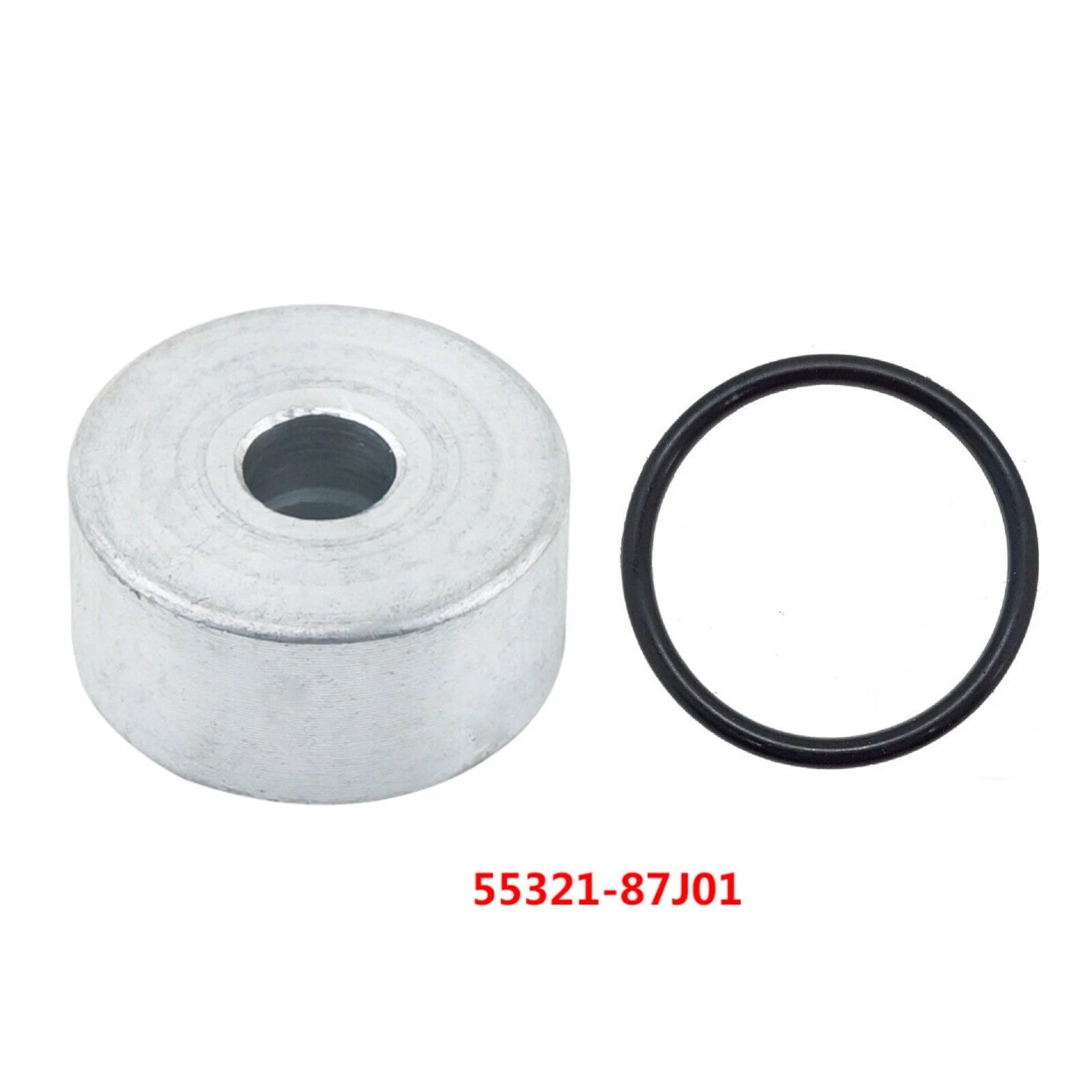 Round Zinc Anode w/O-Ring for Suzuki Outboard Motor (55321-87J01, 09280-22019)