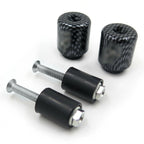 Carbon Bar Ends Weights Sliders for Yamaha YZF-R1 (1998–2012) Rubber