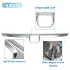 Front Grille Trim for Honda Civic 2006-2008 Chrome Silver Tone