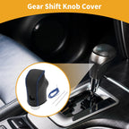 Gear Shift Knob Cover for Nissan Altima (2019–2024) Black Blue Faux Leather