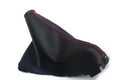 E-Brake Boot Cover for Mazda 3 (2014–2016) - PVC Leather, Red Stitch