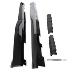 2PC Black PP Side Skirt Rocker for Chevrolet Camaro RS SS (2016–2022) ZL1 Style