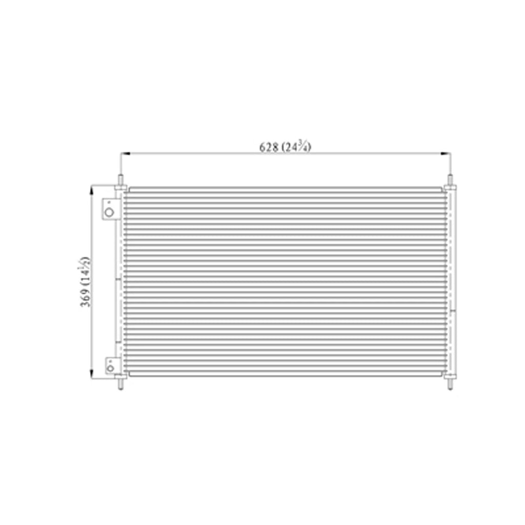 Replacement A/C Condenser Stock Repair Part - CND40132 (See compatibility Chart)