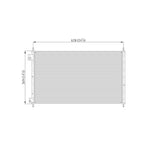Replacement A/C Condenser Stock Repair Part - CND40132 (See compatibility Chart)