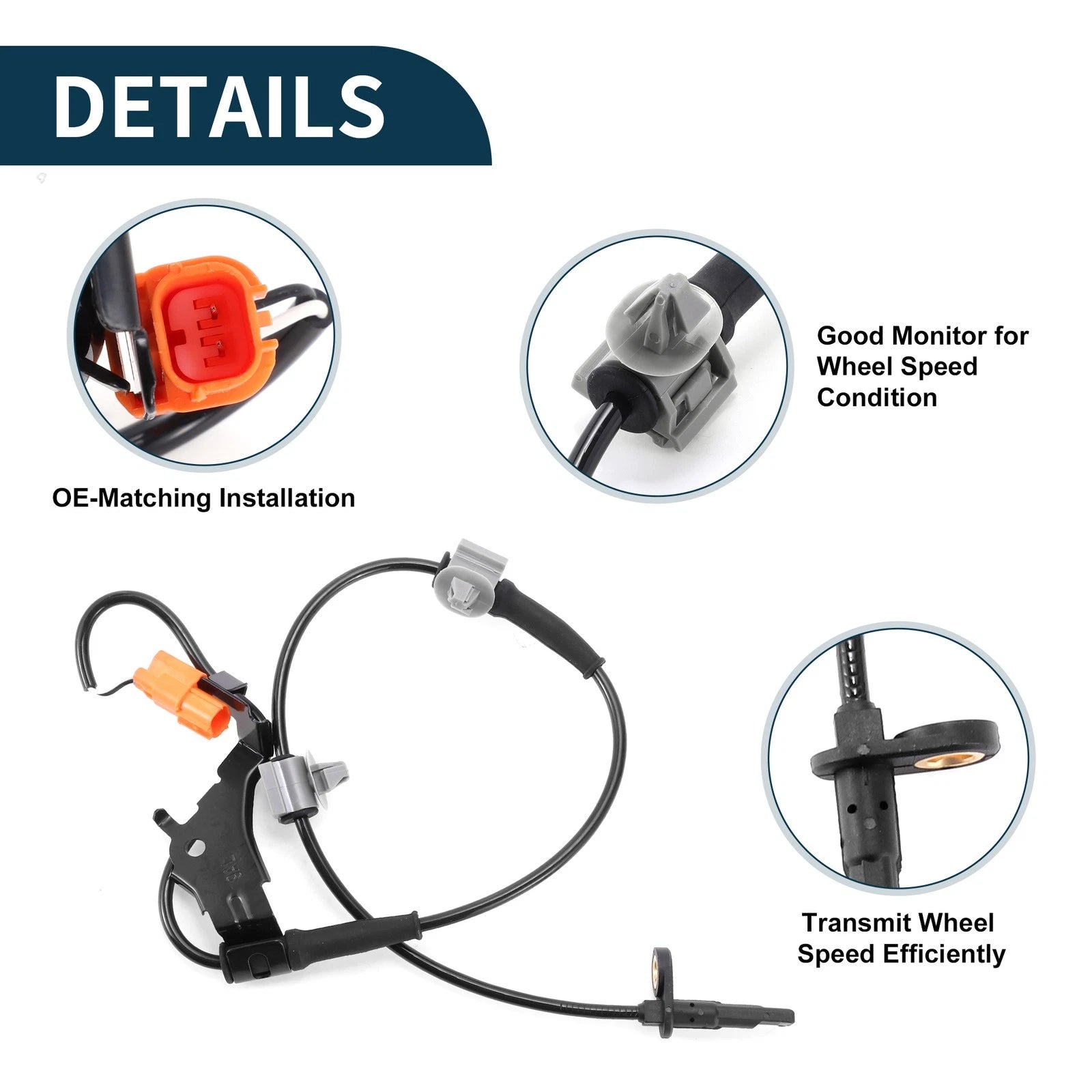 ABS Wheel Speed Sensor No. 57455-SCV-A01 for Honda Element (2003–2011)