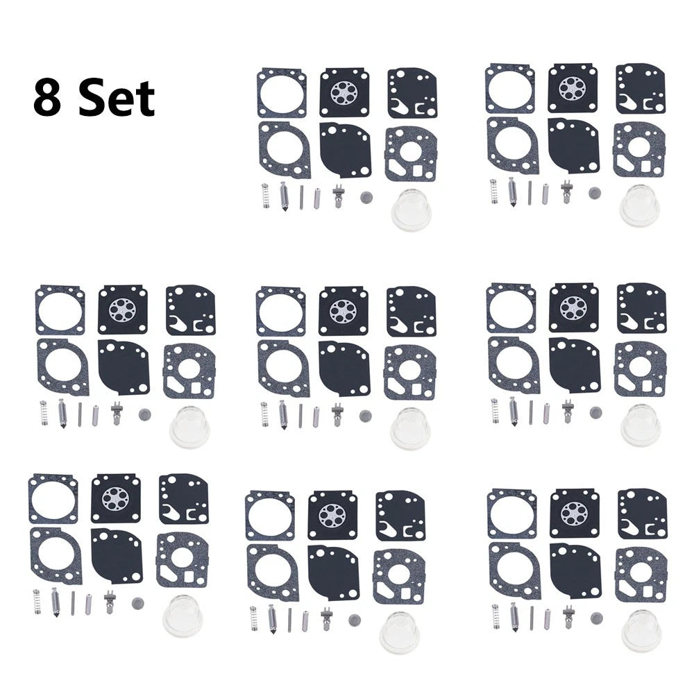 8x Carburetor Repair Kit for Poulan Ryobi Homelite Zama C1U-W19 RB-117