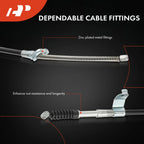 3x Front and Rear Parking Brake Cable for Pontiac Vibe (2005–2008)