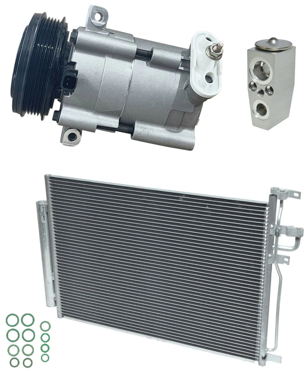 AC Compressor Kit With Condenser for Saturn Vue XE XR 2.4L (2010–2010)