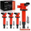4x Ignition Coil & 4x Iridium Spark Plug for Toyota Corolla 2003-2008