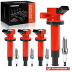 4x Ignition Coil & 4x Iridium Spark Plug for Toyota Corolla 2003-2008