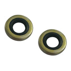2Pcs Oil Seal 0321928 for Johnson Evinrude Outboard Lower Unit (N/A)