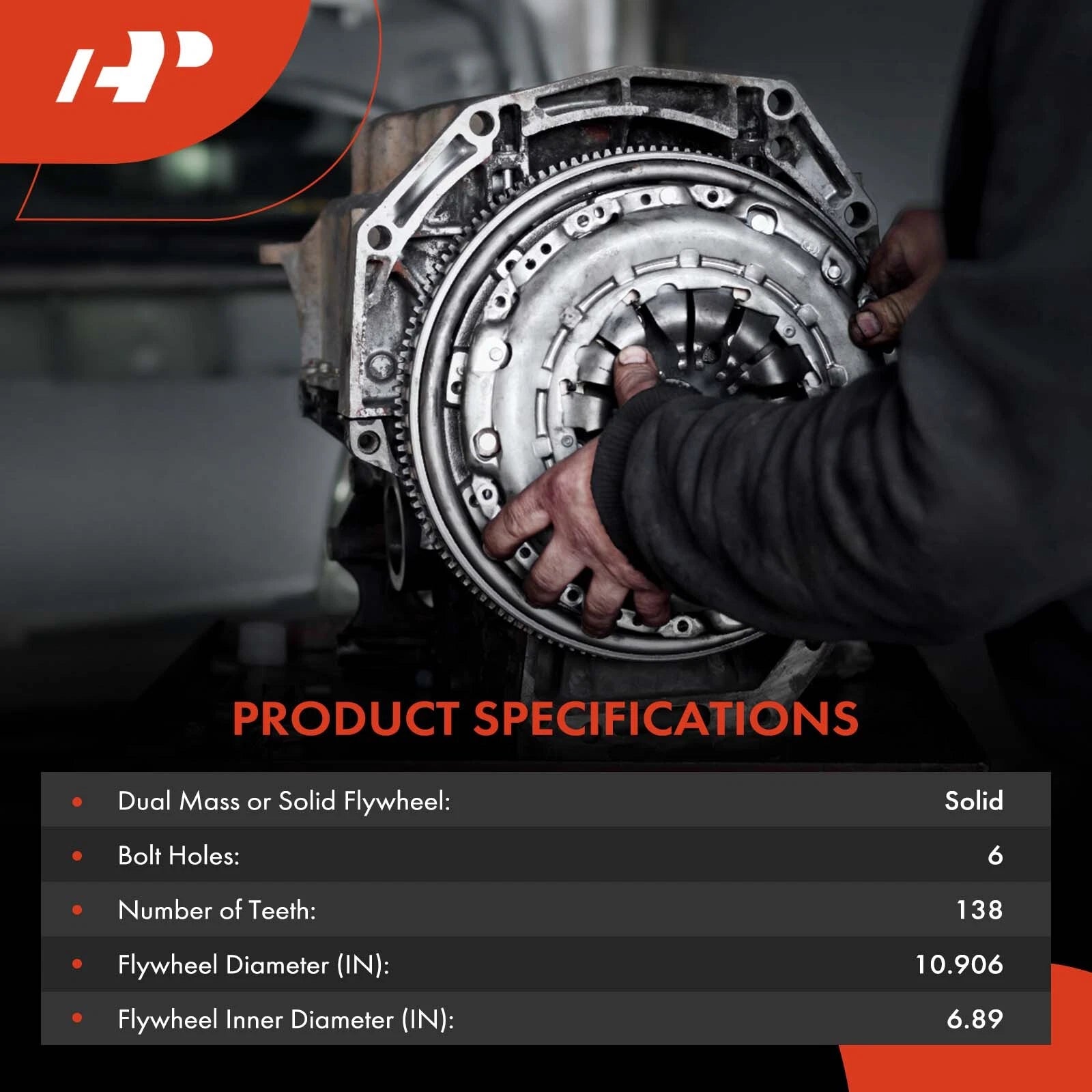 Clutch Flywheel for Ford Explorer (1991–1997) 138T 6 Holes