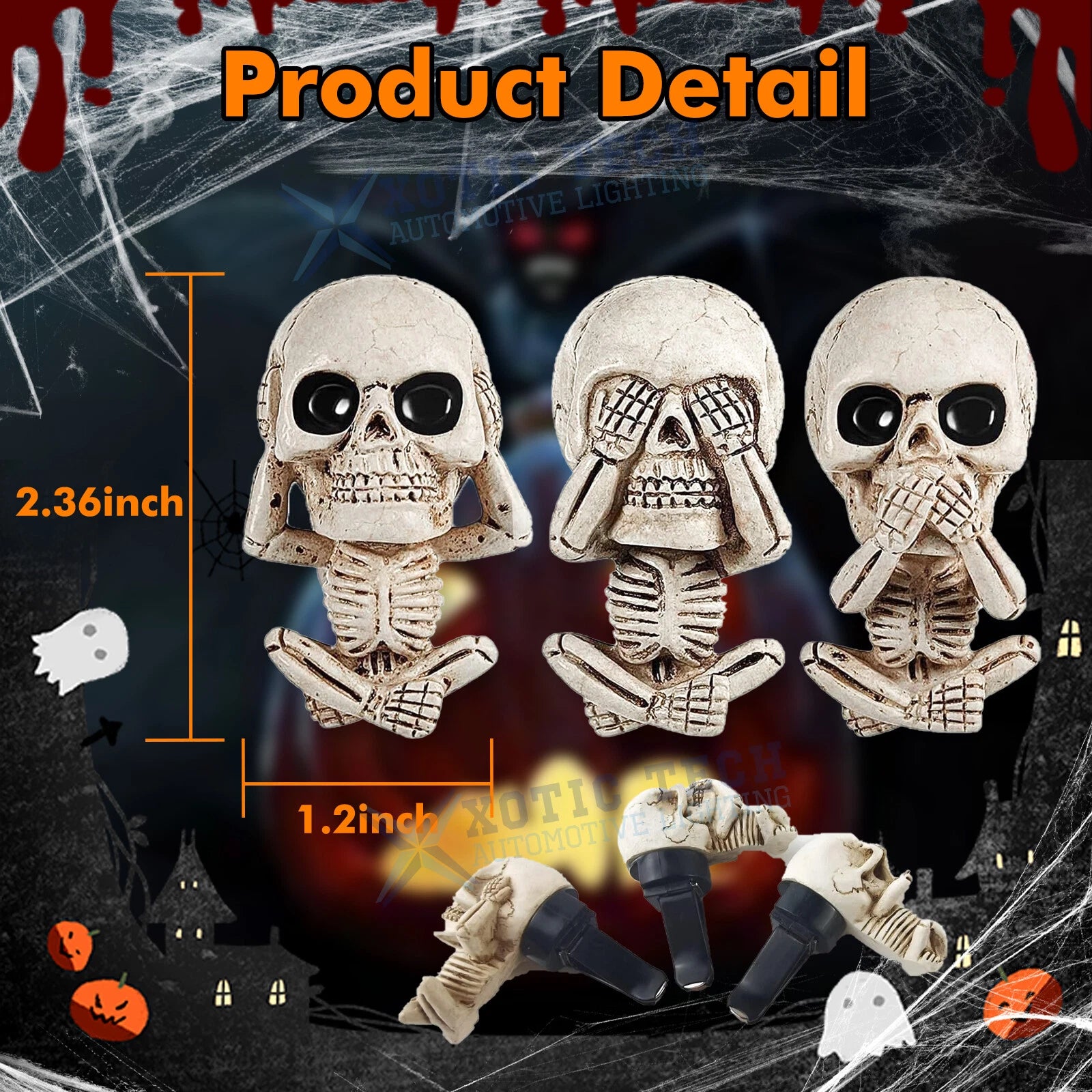 Scary Air Vent Clips Fragrance Diffuser for Car (2024-2024)