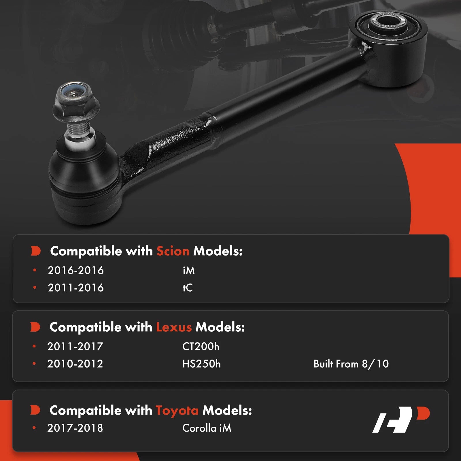 Rear Lower Forward Lateral Arm with Ball Joint Assembly for Scion tC (2011-2016)