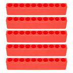 5X Bit Holder 10 Hole 1/4" Hex Shank for Screwdriver Storage