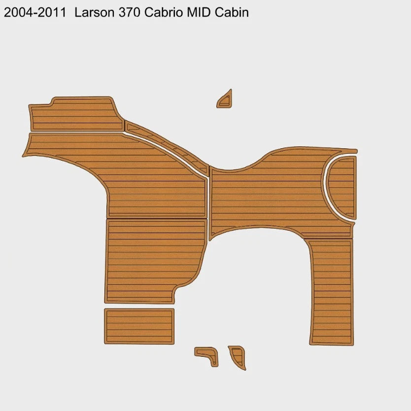 EVA Custom Yacht Pad for Larson 370 Cabrio (2004–2011) MID Cockpit Mat