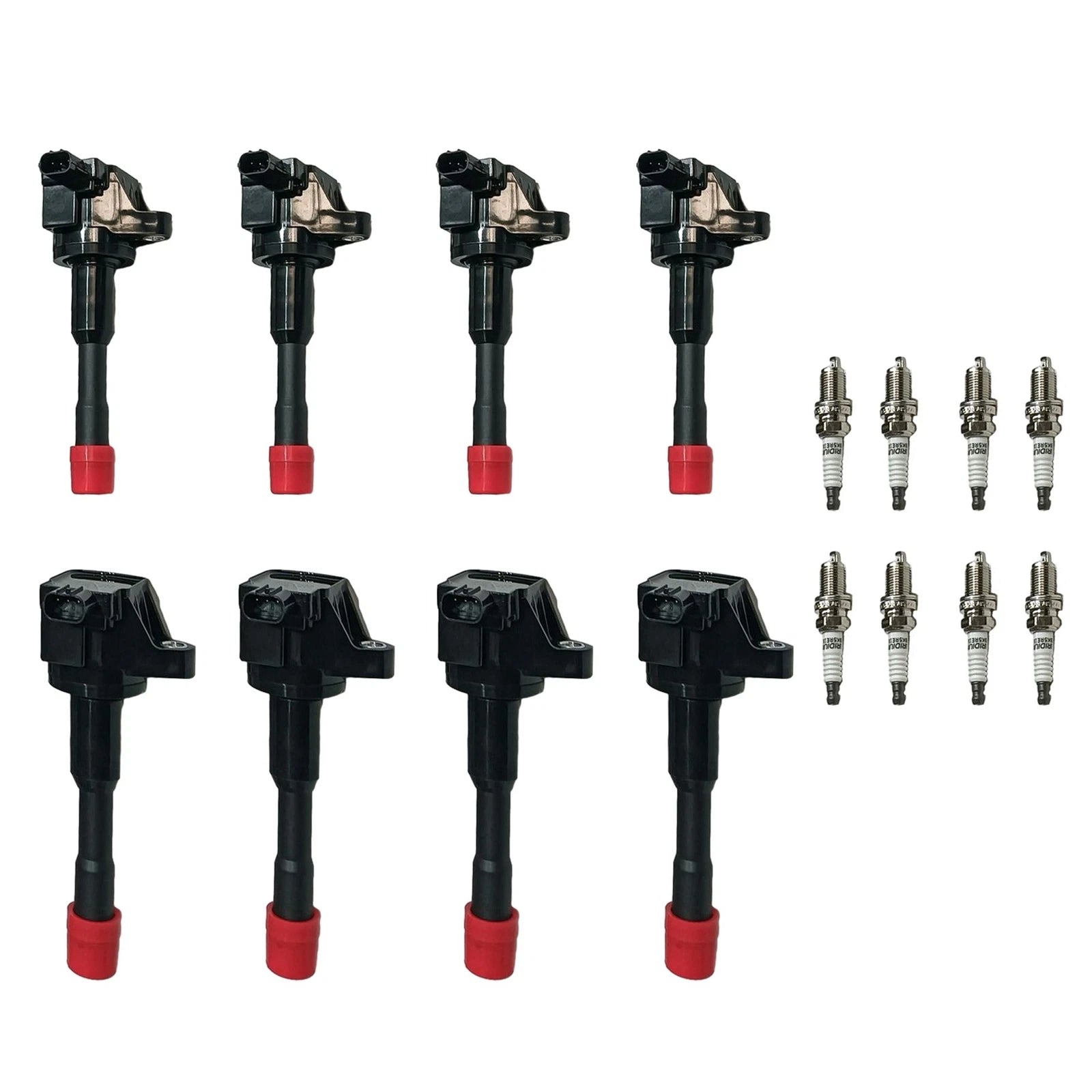 Set of 8 Ignition Coils and Spark Plugs for Honda Civic Hybrid (2006–2011)