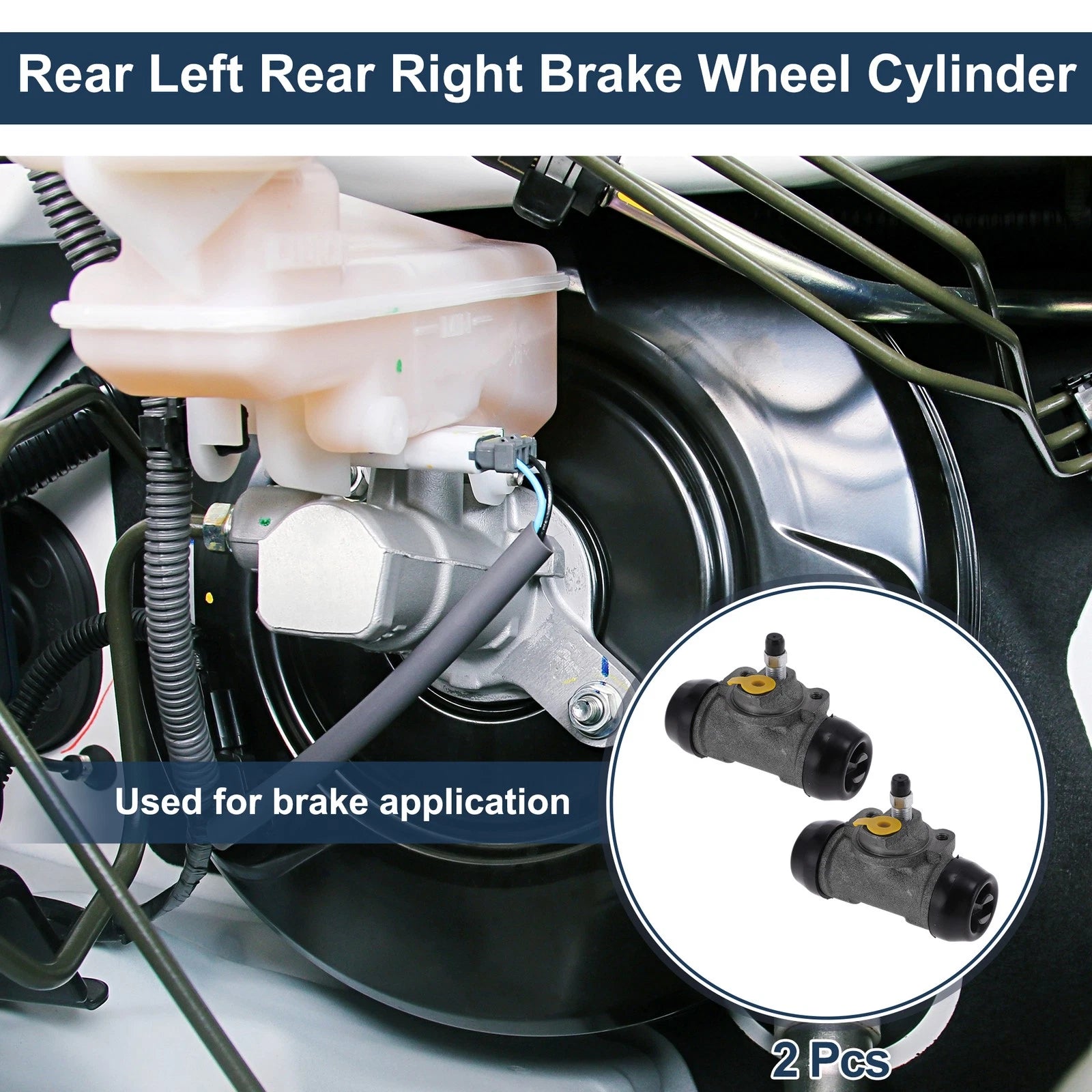 Rear Left & Right Brake Wheel Cylinder No.W37841 for Toyota Pickup (1987–1990)