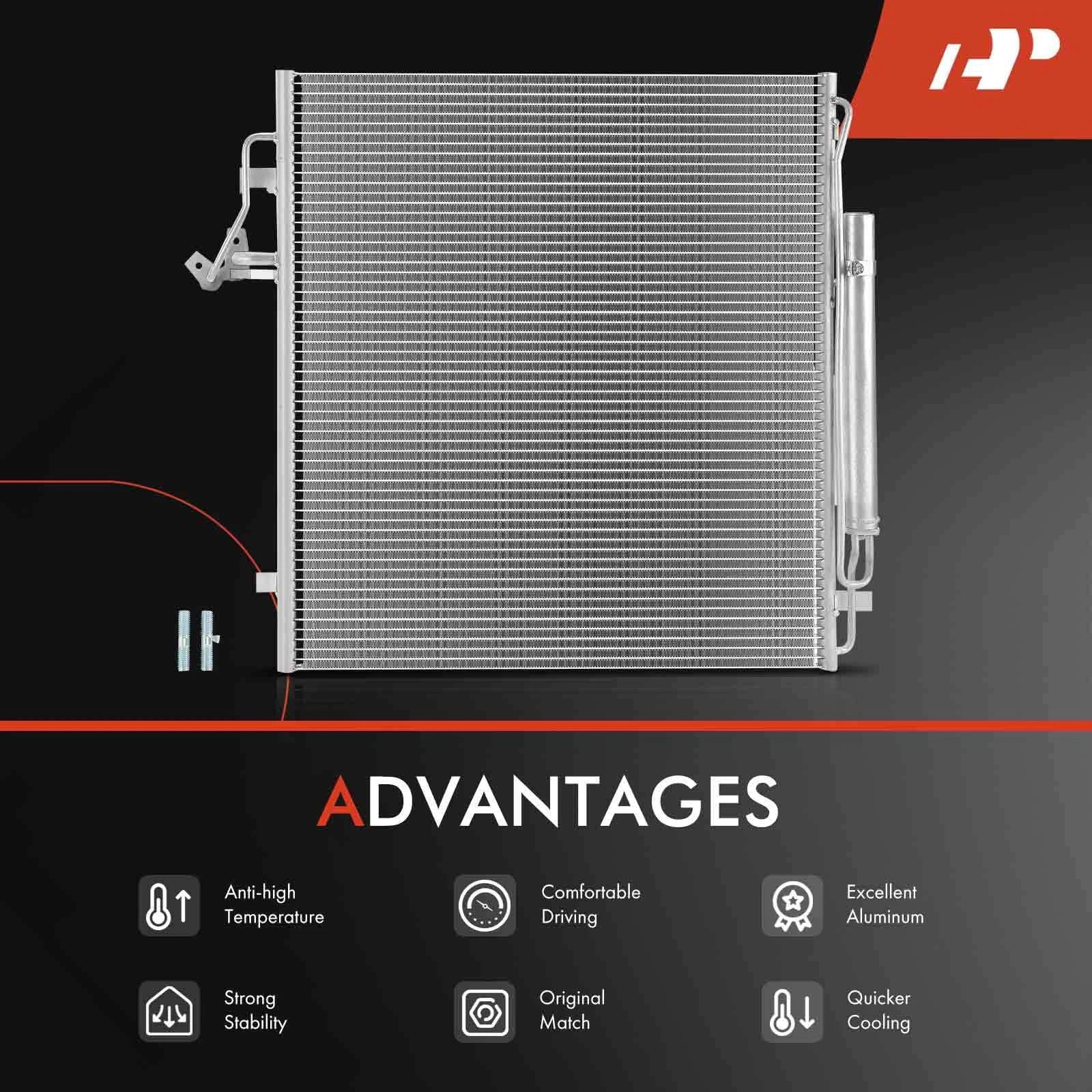 A/C Condenser with Bracket & Receiver Drier for Ford Ranger (2019-2023)