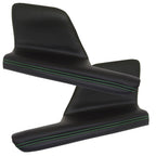 2X Door Armrest Leather Replacement for Honda Odyssey (2011–2017) Green Stitch