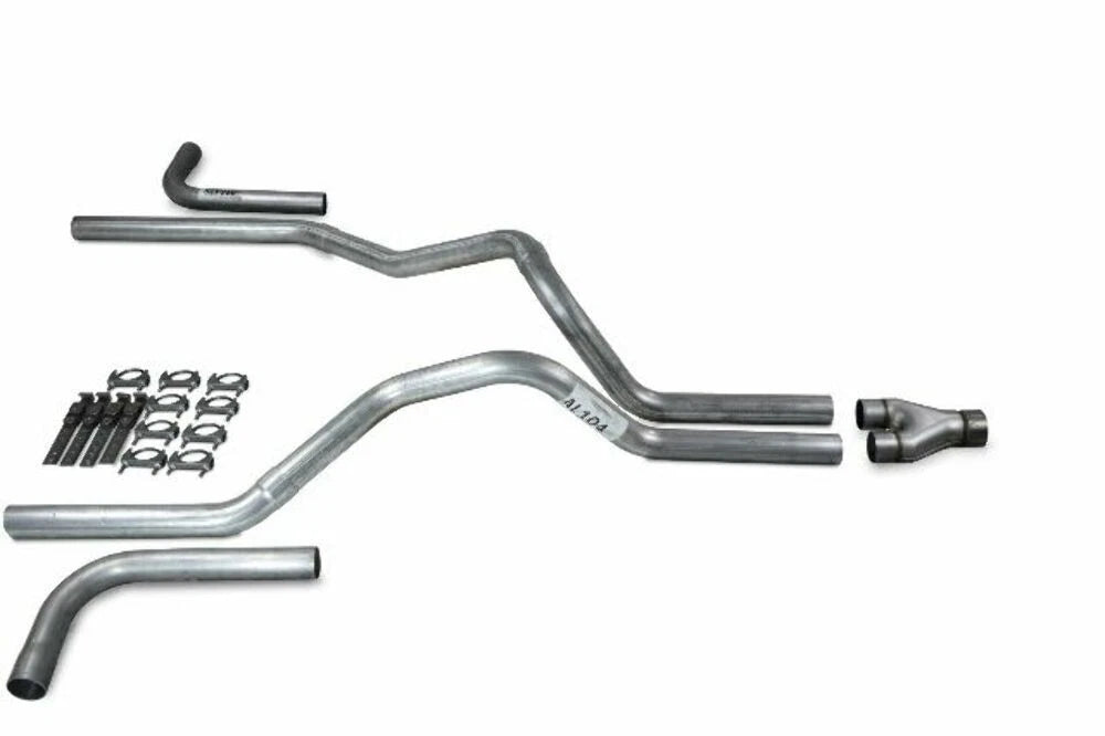 2.5" Dual Exhaust Kit Y Pipe for Chevy GMC 1500 (2019–2025)