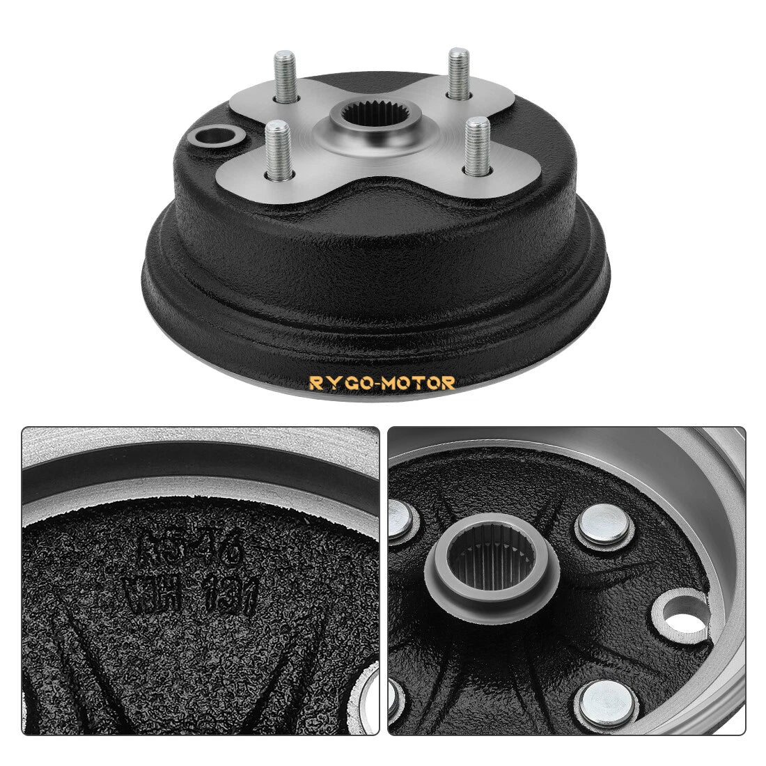 2 Front Wheel Brake Hubs for Yamaha ATV (3HN-25111-02-00, 3HN-25111-01-00)
