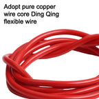 Set of 4 Flexible Banana Connectors 1m Length for Testing Solutions