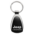 Black Teardrop Keychain - Officially Licensed for Jeep Compass