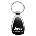 Black Teardrop Keychain - Officially Licensed for Jeep Compass