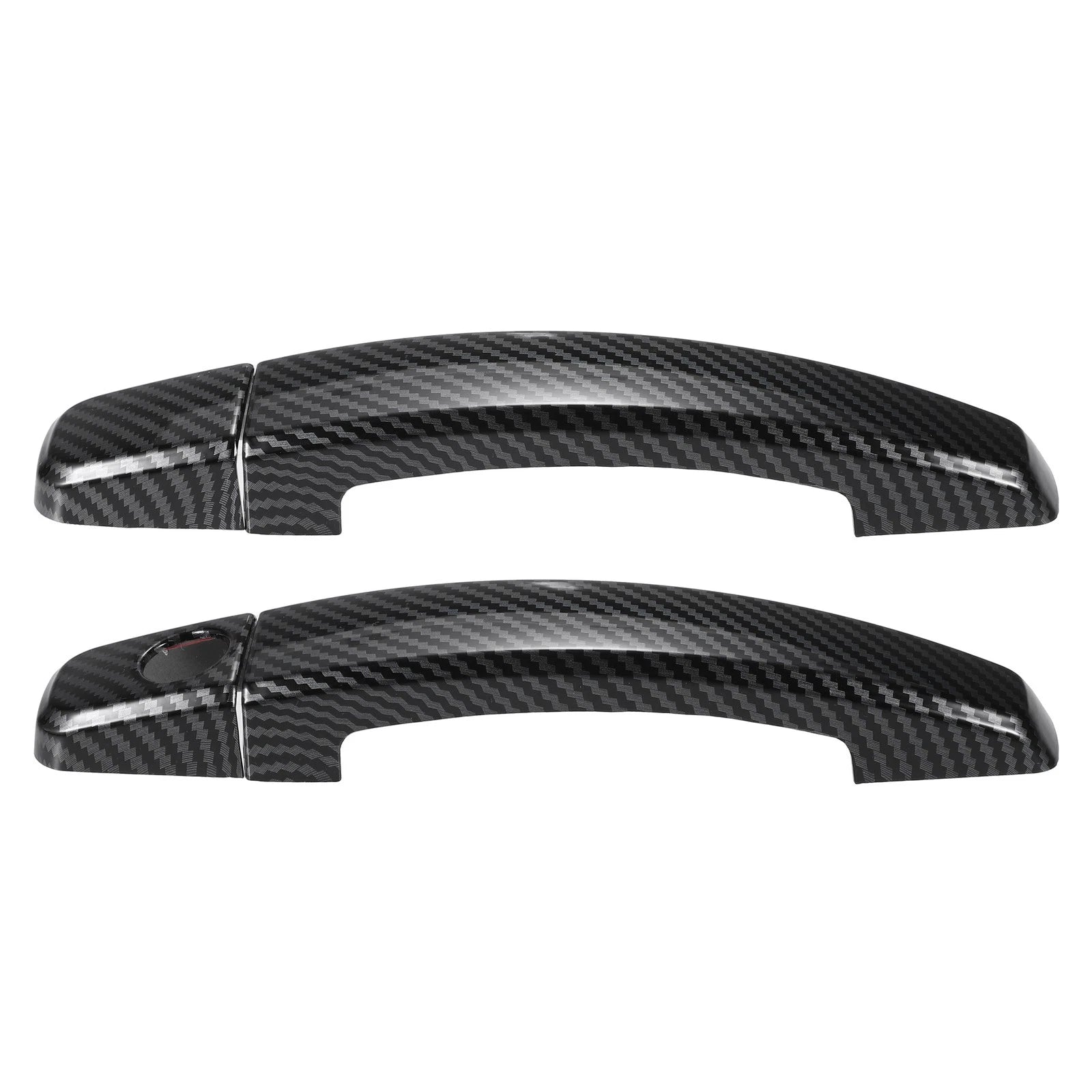 2X Car Exterior Door Handle Cover for Chevy Camaro (Carbon Fiber Pattern)