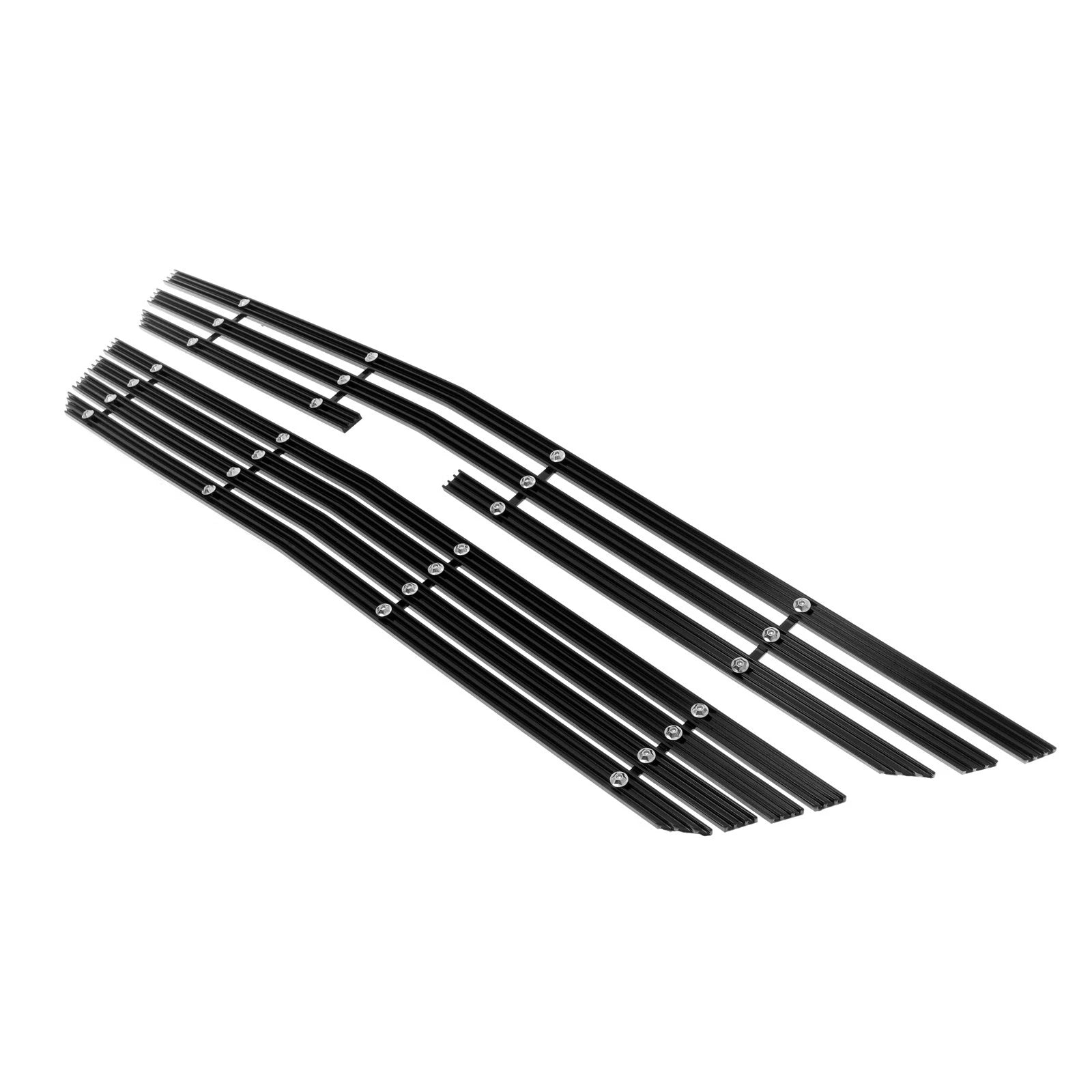 Black Wide Rivet Billet Grille Insert for Chevy Colorado (2015–2020)