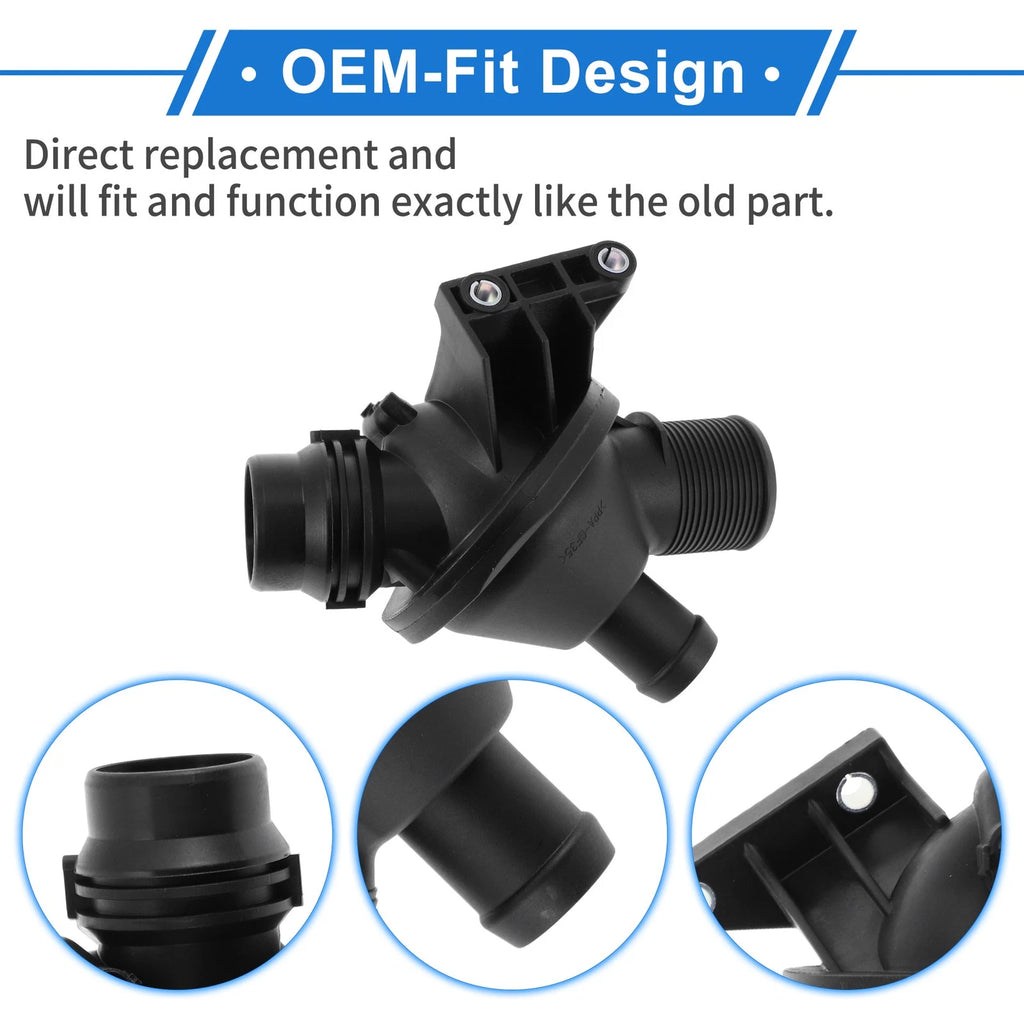 Engine Coolant Thermostat Housing Assembly for BMW 320i xDrive (2013–2018)