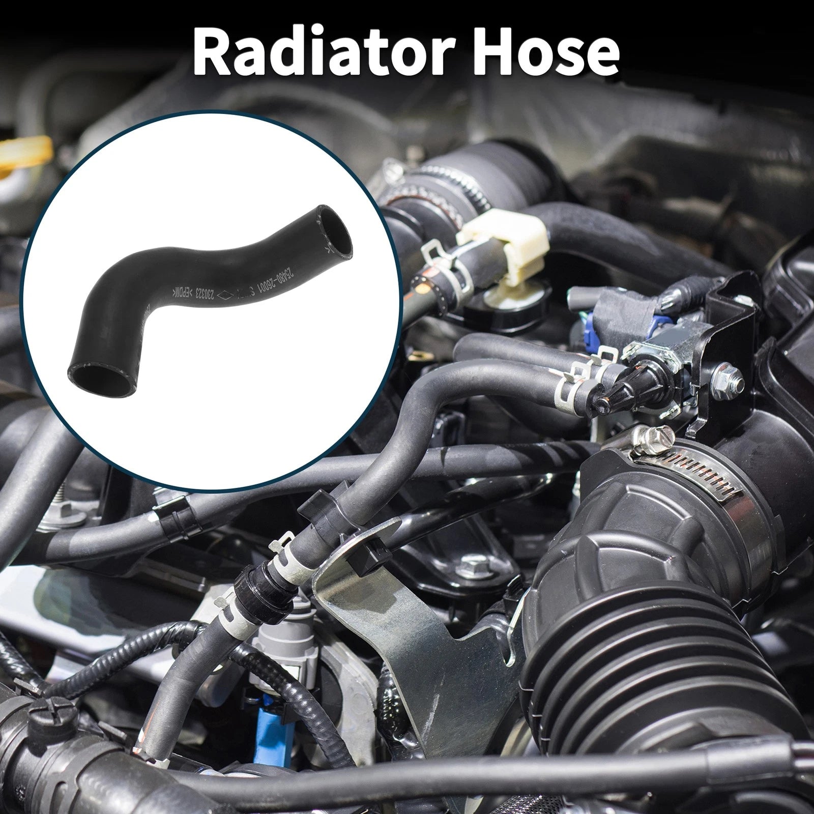 Radiator Hose No. 2547226001 for Hyundai Elantra (2000–2006) Rubber