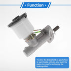 Brake Master Cylinder with Reservoir No. 46100SM4A03 for Honda Accord (1990–1995)