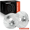 Front Side Drilled Brake Rotors for Subaru Impreza, Crosstrek (2017–2023)