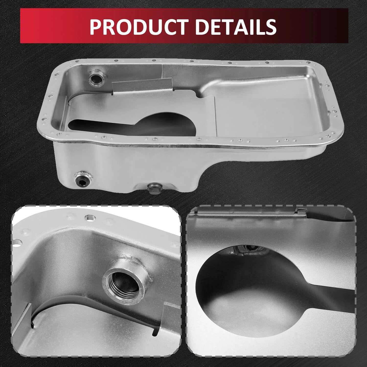 4 Quart Oil Pan Zinc for Acura Honda Civic Integra B16 B18C B18B (1992–2001)
