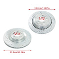 Set of 4 Drilled Brake Rotors & Ceramic Pads for Mercedes-Benz GL450 (2007–2012)