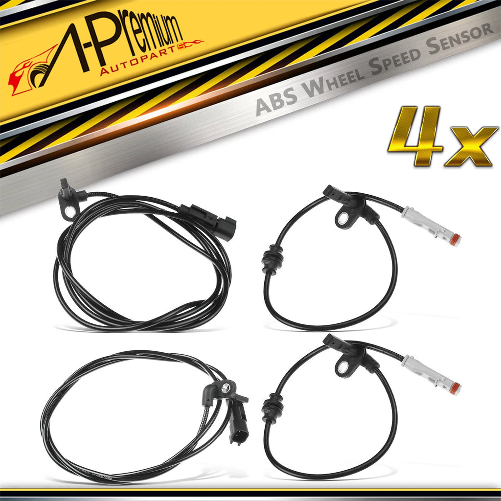 Set of 4 ABS Wheel Speed Sensors for Buick Regal (2012–2013)