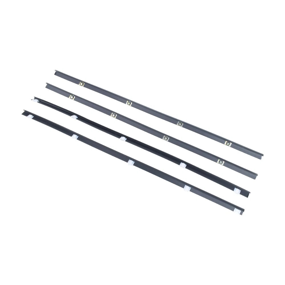Set of 4 Window Weatherstrip Seal Belt Moulding for Toyota 4Runner (1984–1989) 68160-89115