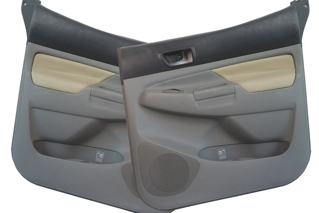 Front Insert Door Panel Cover Leather for Toyota Tacoma (2005–2015) Beige